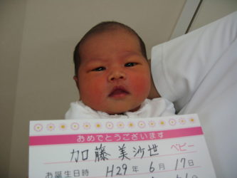 加藤　美月（みつき）　ちゃん