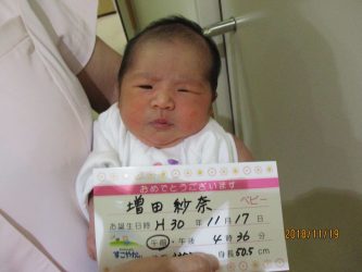 増田　心々奈（ここな）ちゃん