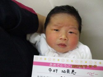 中村　百椛（もか）ちゃん